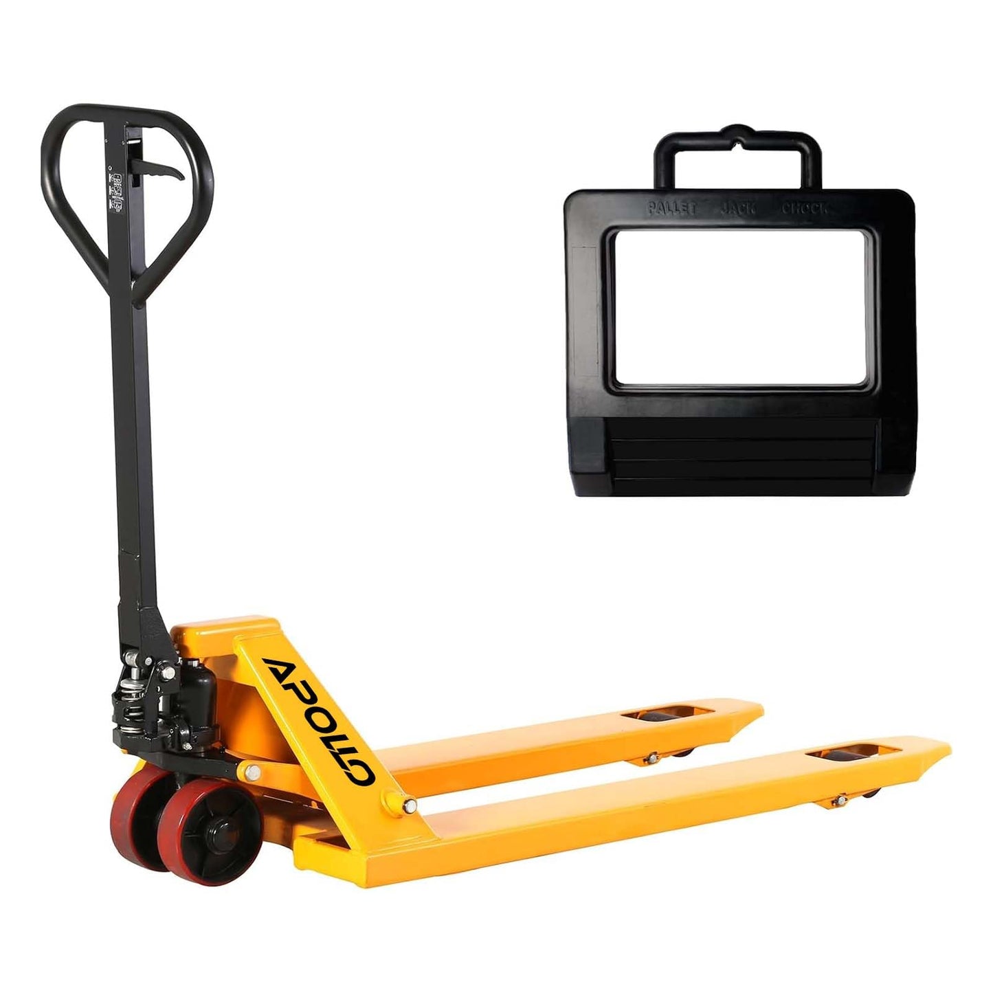 APOLLOLIFT Standard Duty Manual Pallet Jack Hand Truck 4400lbs Capacity 48" Lx27 W Fork Size with Extra Stopper