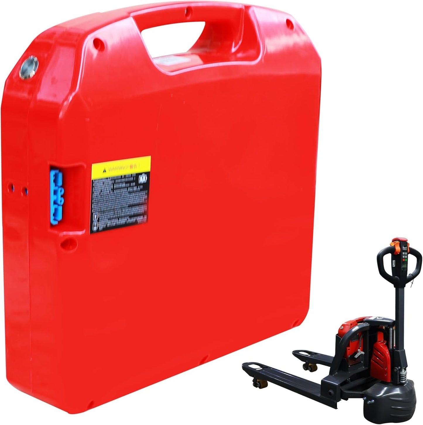 Electric Pallet Jack Battery, 48V 20Ah Forklift Lithium Battery for Heli/JIALIFT CBD20J-LI, 5000+Cycles, Built-in Smart BMS with Multiple Protection, Easy to Use & Carry