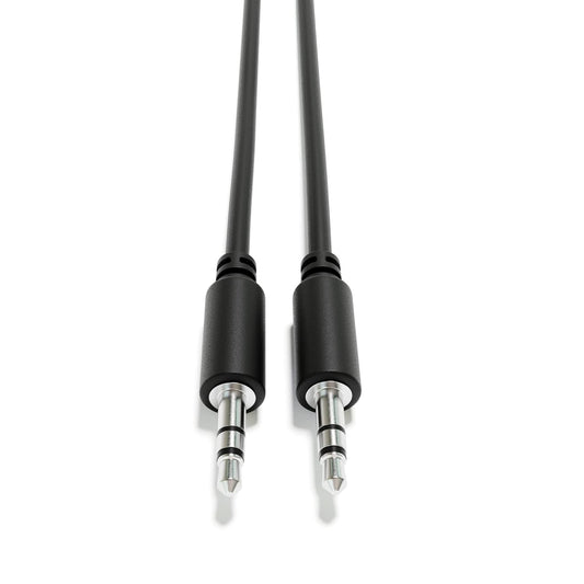 3.5mm 1/8" 500 cm 196.85"] Audio AUX Extension Cables Leads - Stereo Mini Jack TRS [Nickel Plated | Male to Male |