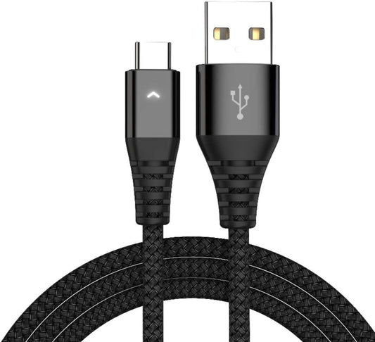 2.0 9 8 S20 S10 S10+ S10e S9 S8+, 3 IFLASH Nylon Braided USB Type C Cable, USB A to USB C Fast Charger Cord for Samsung