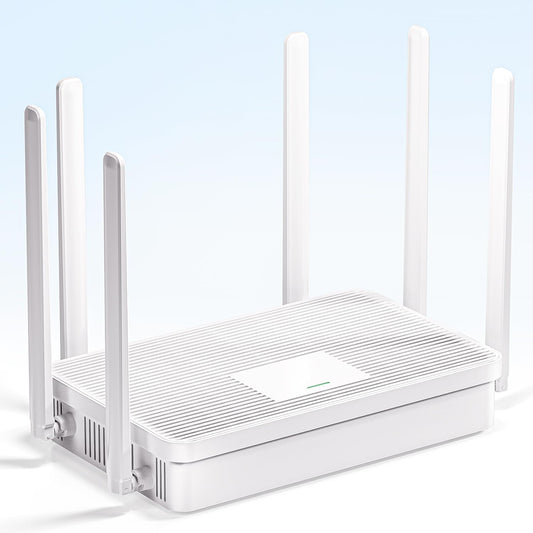 bliyee 2026 AX3000 6 6 4 Setup New WiFi Router, Dual Band Full Gigabit Wireless Router with High-Gain Antennas |