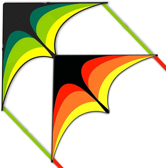 Mint's Colorful Life Delta Kite for Kids & Adults, Extremely Easy to Fly Kite, Best Kites for Beginner