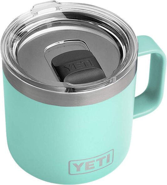 YETI Rambler 14 oz Mug - Vacuum Insulated Stainless Steel with MagSlider Lid | Durable & Stylish