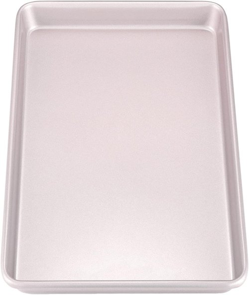 CHEFMADE Non-Stick Baking Sheet Pan - 17-Inch Carbon Steel Cookie Sheet for Oven Roasting | Champagne Gold
