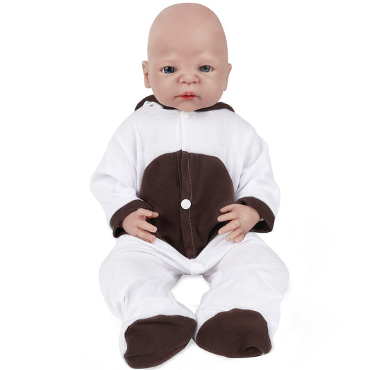 Vollence 16 inch Reborn Baby Doll Girl Silicone Doll Realistic Newborn Baby Dolls with Feeding Accessories & Gift Box for Kids - Girl