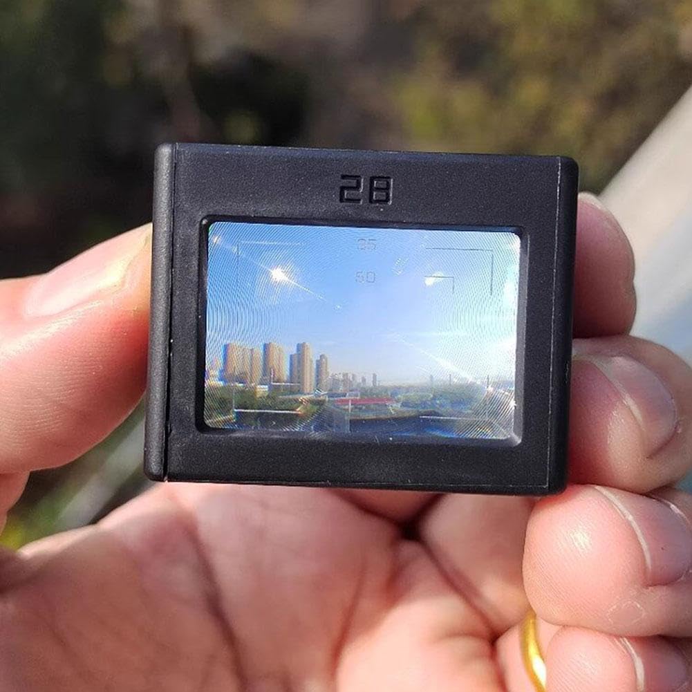 Generic 28mm 35/50 40 (35/50 Optical Waist Level Viewfinder for Camera Hot Shoe Adjustable Shoe Foot Position, or Frame