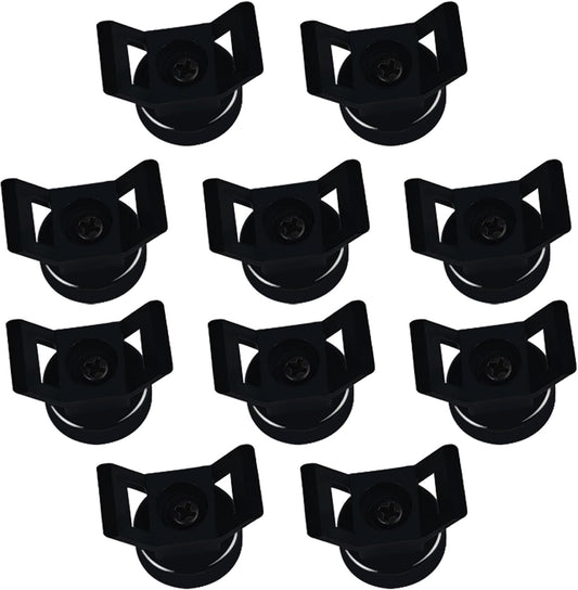 25LBS (10 Magnet Zip Tie Mount Clips Magnetic Zip Ties Mount Holder Strong Multipurpose Wire Cable Holder Mount Wire