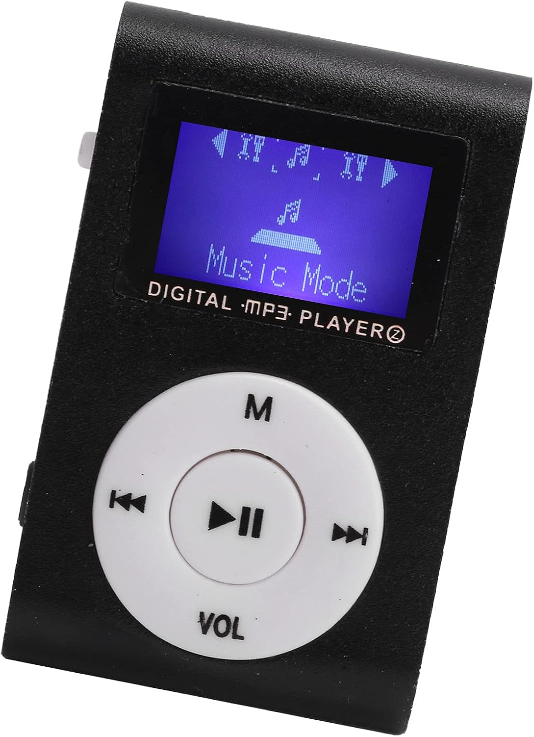 Fabul MP3,Support 32GB MP3 Long Battery Life Memory Card LCD Display Back Clip Player Game for Walking Walking Sport