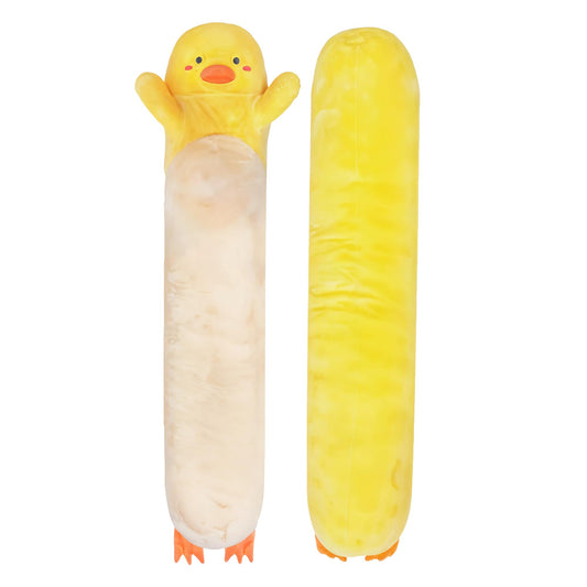 Cuddle Paws Duck Plush Body Pillow for Kids | Long Stuffed Animal Cuddle Pillow | Soft Hugging Toy | Plushie Gift for Girls & Boys | Long Plush Body Pillow for Sleep & Comfort | Medium, 35 Inches