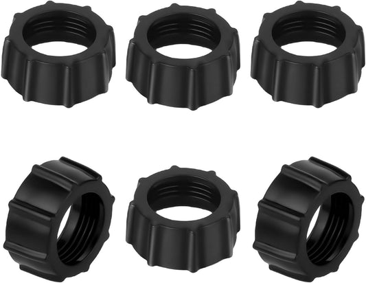 BOXOB 6pcs 17mm Tightening Nut for Replacement Car Phone Mount Screw, Ball-Joint Fixed Adapter Head Bracket Holder Ring