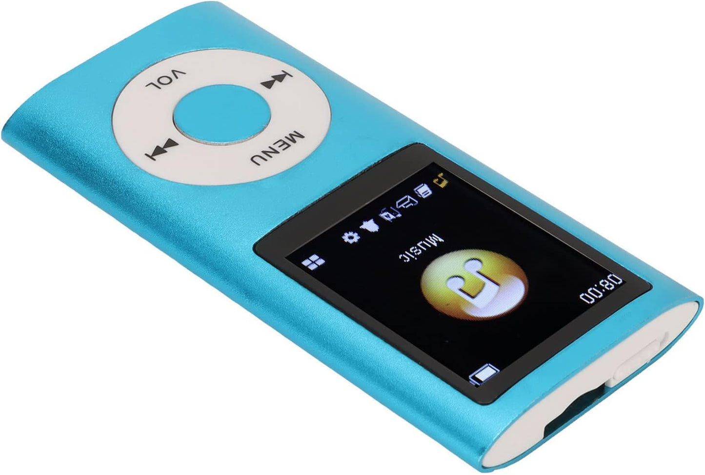 Yosoo Health Gear MP3 1.8 Inch 64G Player, Lossless Sound Slim LCD Music Player, Supports TF Card, Aluminum Alloy