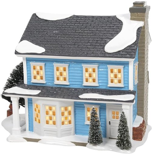 Department 56 | Snow Village Chester House Lit Building - 7.64 Inch, Multicolor Decor for Christmas