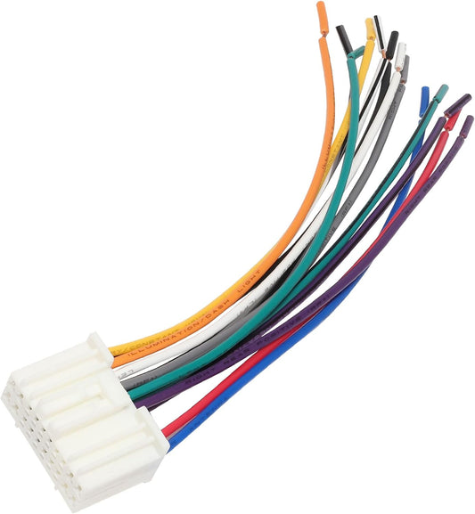1999-2009 1999-2010 RED WOLF Radio Reverse Wiring Harness for Honda Civic Accord CRV, Acura RL CL Vehicles Female