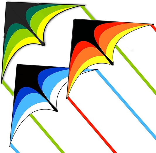 Mint's Colorful Life Delta Kite for Kids & Adults, Extremely Easy to Fly Kite, Best Kites for Beginner