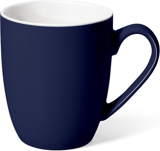 Urbanstrive 16 oz Large Coffee Mug with Handle Tea Cup Novelty Coffee Cup for Men Women Office Work, Dark Blue