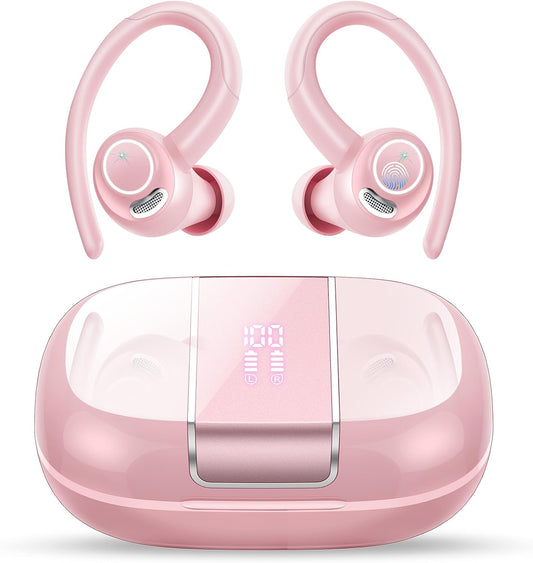 5.3 48H IPX7 Wireless Earbuds Bluetooth Headphones Sports, Earphone with ENC Mic, Stereo Deep Bass Bluetooth Earbuds