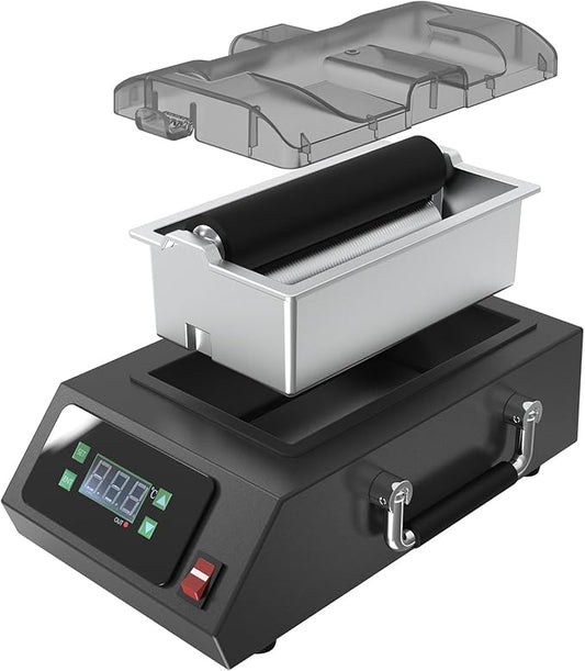 XCMAN Alpine Nordic XC Ski Digital Roller Waxing Machine - Detachable Wax Tray - Double Roller 150mm Width