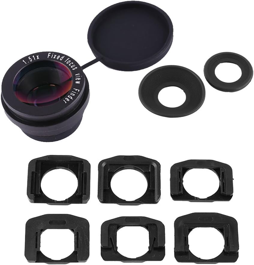 1.51X 6 Viewfinder Magnifier with Mounting Bases, for DSLR Camera