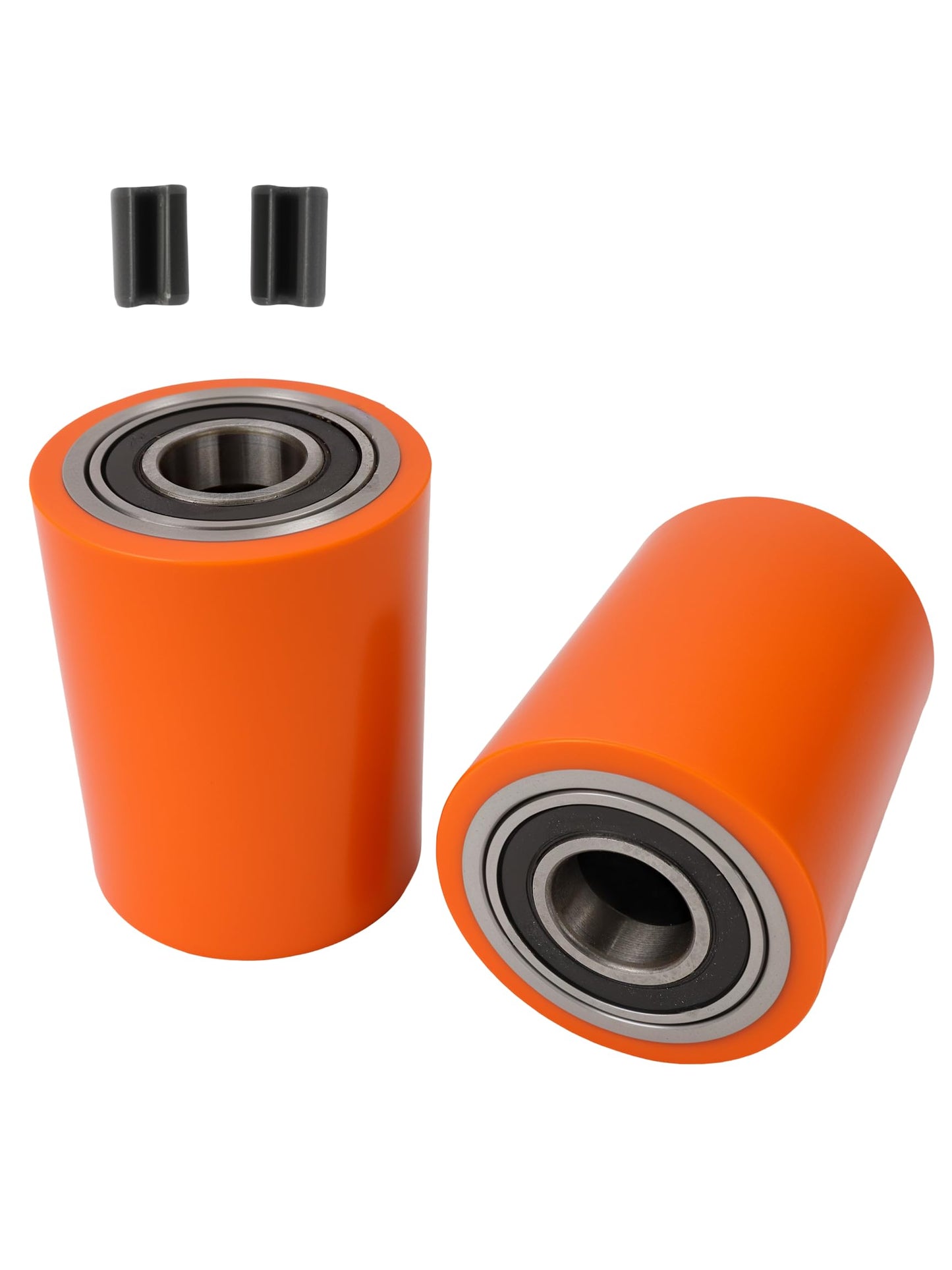 Flecto Load Wheel Kit (Set of 2), Compatible with Toyota 8HBW23 Electric Pallet Jack, Heavy-Duty Polyurethane Lift Truck Wheels