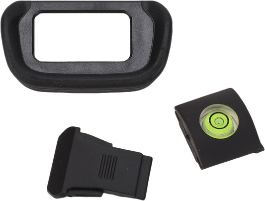 3-in-1 Set R10 Dpofirs Camera Viewfinder Eyecup, Hot Level & Protective Cover - Compatible with R & Mirrorless Cameras