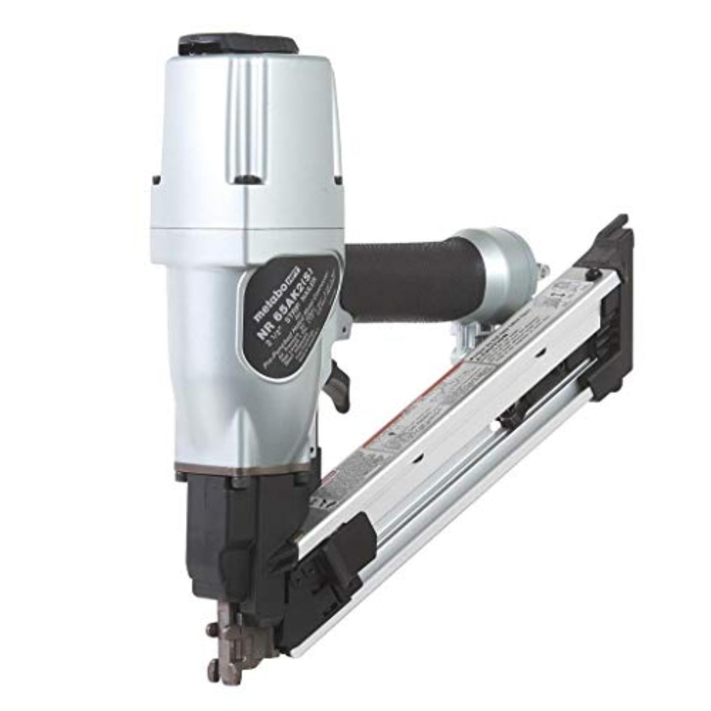 Metabo HPT Strap-Tite Metal Connector Nailer, Pro-Preferred Pneumatic Power Nailers, Connector Tool for Pre-Punched Connectors, 36° Short Magazine, 1-1/2″ to 2-1/2″, NR65AK2S