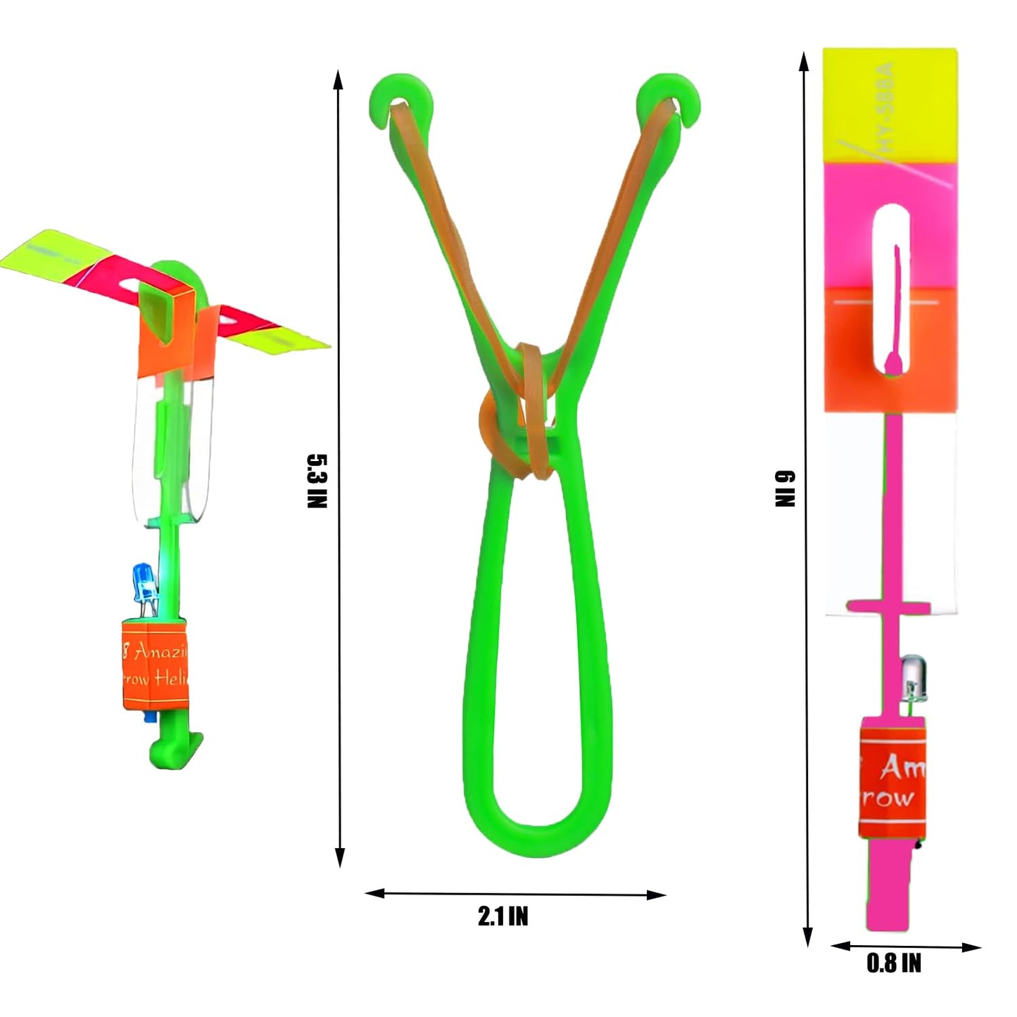 33 Sets Slingshot for Kids,Light Up Flying Toys,Glow In The Dark Party Supplies,Outdoor Games,Beach,Camping Essentials,Outside Toys,Valentines Day Gifts,Classroom Prizes,Party Favors for Kids 8-12 4-8