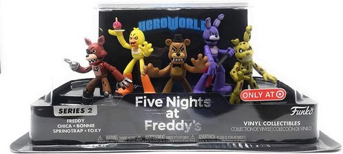 Funko Hero World - Five Nights at Freddy's FNAF Original Crew 5-Pack | Collectible Figures