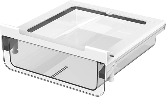 vacane Under Shelf Storage Drawer, Under Cabinet Spice Rack, Spice Organizer for Drawer Pull Out, Under Cabinet Basket Hanging Holder for Cupboard Pantry