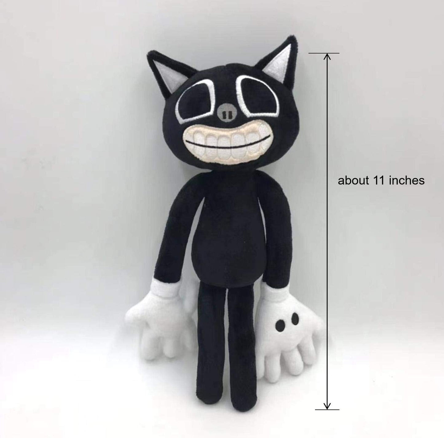 POPRORE Siren Head Cartoon Dog Cat Rabbit Plush Toys Halloween Christmas Horror Plush Toy for Home Party Gift Birthday Toy (Cat)