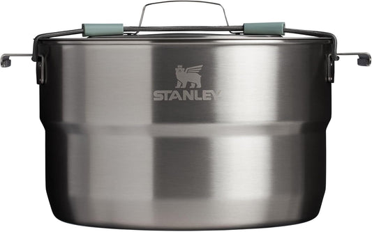 Stanley Wildfare Core 26-Piece Camp Kitchen Cook Set - 4 Qt Pot, 8" Fry Pan, 4 Table Settings | BPA-Free Essentials