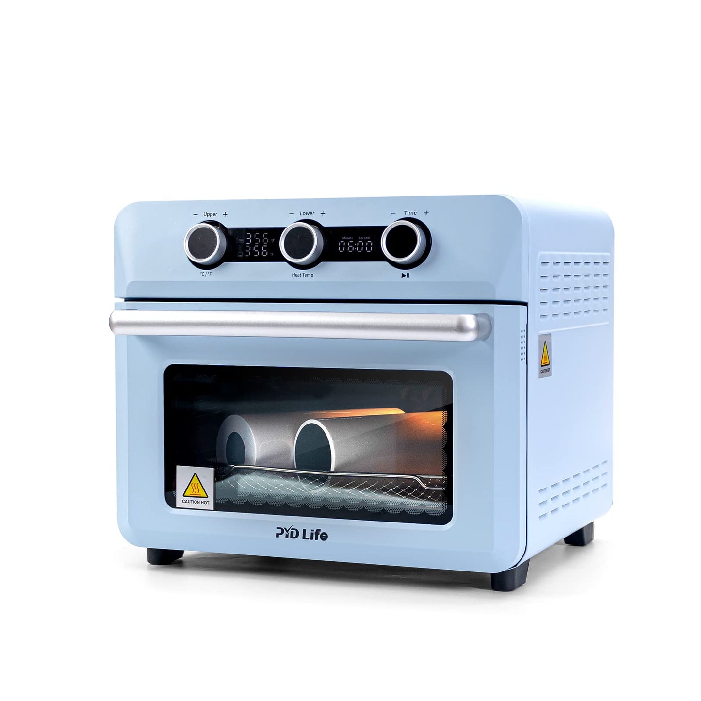 PYD Life Sublimation Oven Machine 25 L 120 V 1600 W Light Blue Convection Oven for Sublimation Blanks Mugs Tumblers Cups Water Bottles Bulk Printing