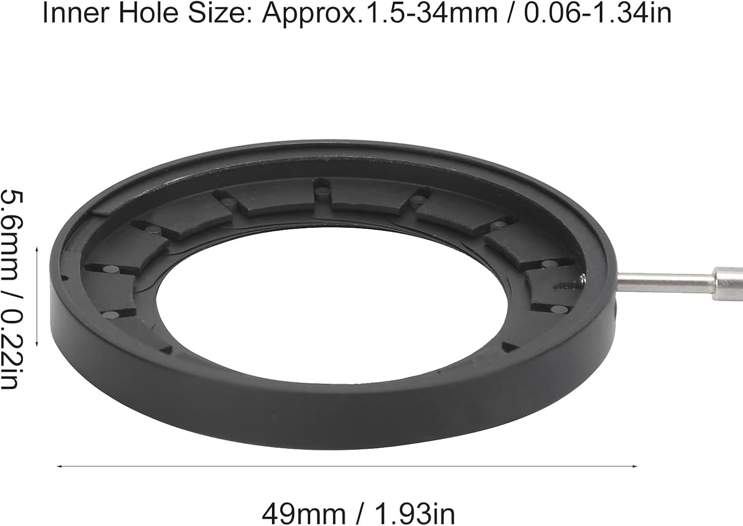 AstraLoom SK34 1.534mm 49mm Adjustable Iris Aperture Diaphragm Module Condensor Optical Diaphragm for Optical