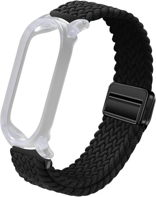 4.8"-9.0" TUDIA Snap On PC Case & Adjustable Braided Magnetic Wristband Compatible with PLAUD NotePin AI Voice Recorder