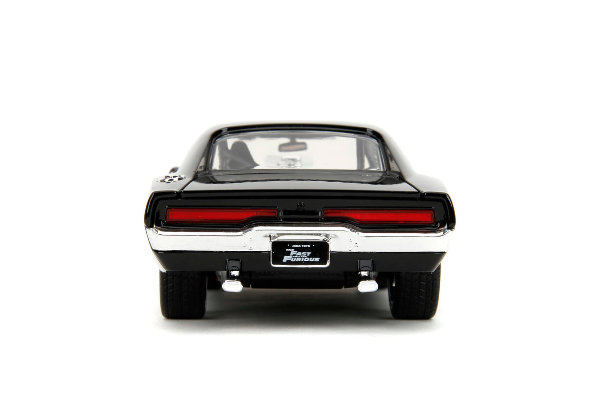 Jada Fast & Furious Dom’s 1970 Dodge Charger Diecast Model – 1:24 Scale Durable Die Cast Car – Includes Dom Figure – Perfect for Collectors and Kids