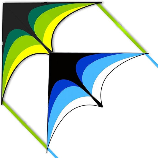 Mint's Colorful Life Delta Kite for Kids & Adults, Extremely Easy to Fly Kite, Best Kites for Beginner