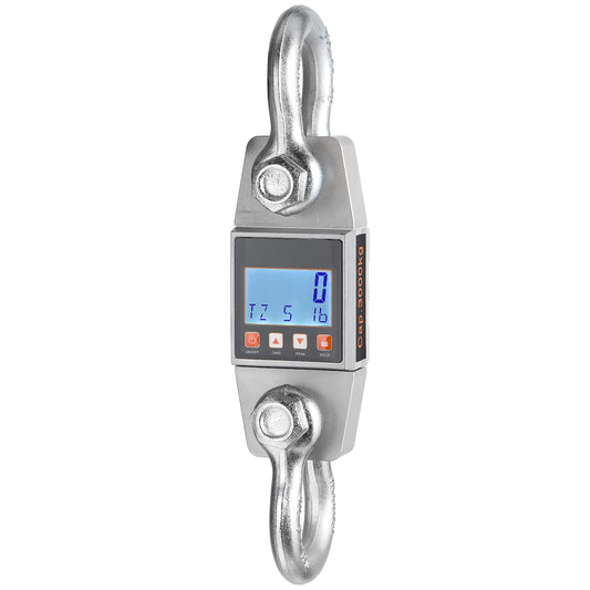 Bonvoisin Digital Crane Scale 11000lb Hanging Scale Heavy Duty Industrial Hanging Weight Scale (11000lb/5000kg)