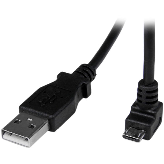 2m 1x 1x (USBAUB2MD), 2m 6 StarTech.com Cord - A to Down Angle Micro B - Down Angled Micro USB Cable - USB A (M), USB