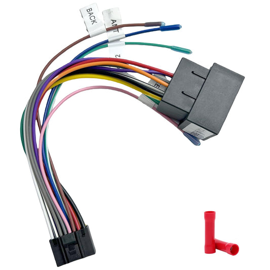 2003-2015, 16Pin Aftermarket Radio Wiring Adapter Compatible with Volkswagen Android Car Stereo Harness with SWC