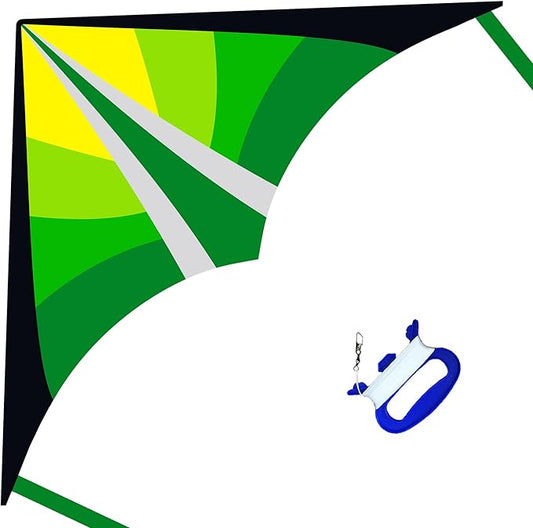 Delta Beginner Kite for Kids & Adults, Easy to Fly Beach Kite
