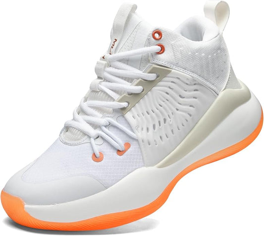 Men's Basketball Shoes Breathable Anti Slip Fashionable Graffiti Training Shoes Outdoor Shoes