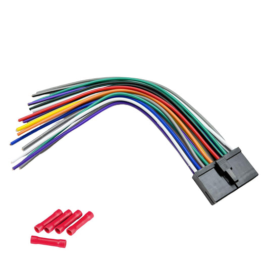 20-Pin AV6116Bi AV6117B BV9358B BV9386NV BV9973 BV9976 BV9978 Radio Wiring Harness Connector Compatible with Boss
