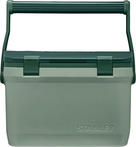 Stanley Adventure Outdoor Cooler 16 Qt - Heavy-Duty Camping Cooler with Easy Carry Handle | 36-Hour Ice Retention | BPA-Free | Stanley Green