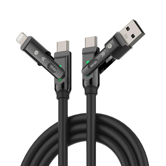 4 1 240W 10FT 17/16/MacBook/iPad/Laptop/Carplay, MFish in Charging Cable, Max Fast Charger Cord with Carrying Case