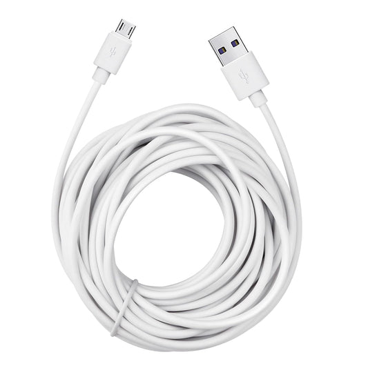 26 Smays ft Micro-USB Extension Cable Replacement for Security Cameras (Kasa, Blink Mini, Wyze Cam, Yi, Zmodo) & Oculus