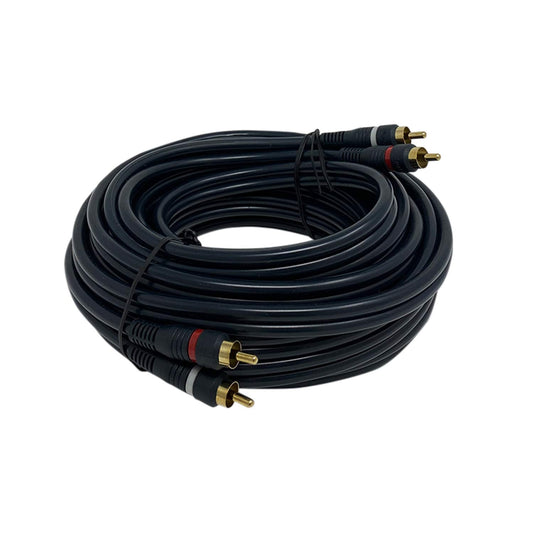 2RCA 2RCA 25 iMBAPrice Male to Male Python Home Theater Audio Cable, Feet for HDTV, Amplifiers, Hi-Fi Systems,Speakers