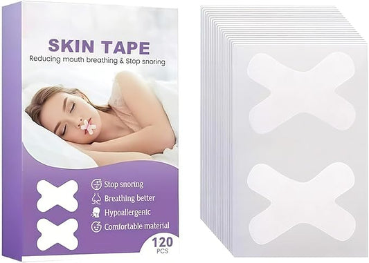 Mouth Tape for Sleeping(120 Pack) Finger Tape - Medical Tape - Foot Tape - No Sticky Residue & Easy to Tear - for Rock Climbing, Jiu-Jitsu, Finger Protection Tape