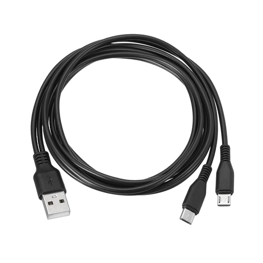 2 2 1 40 Inch 5V 2A, MECCANIXITY Multi USB A to Micro USB in Splitter Charging Cable Cord for Phone Power Bank Tablet