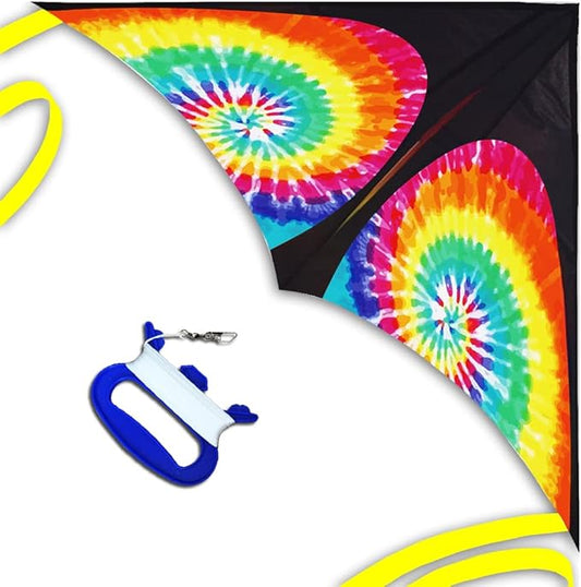 Delta Beginner Kite for Kids & Adults, Easy to Fly Beach Kite
