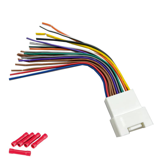 2008-2019/Kia 2013, Radio Wiring Harness Compatible with Mit-Subi-shi Stereo Installation Wire Harness Kit Aftermarket