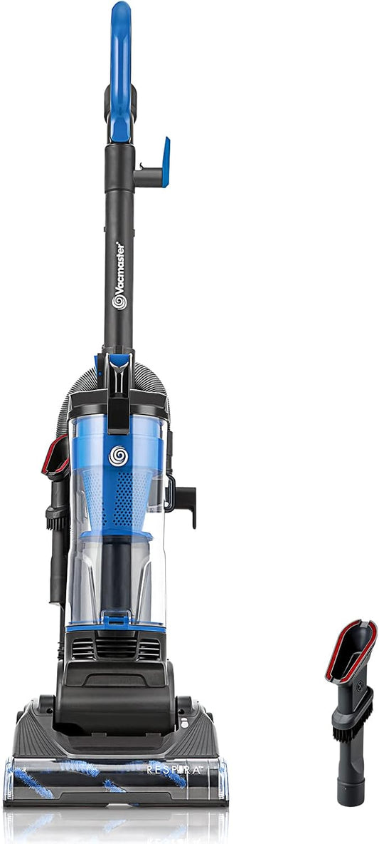 Vacmaster UC0501 Bagless Upright Vacuum Cleaner - Large Dust Cup, Efficient Cyclone Filtration & 17ft Cord for Carpets & Pet Hair
